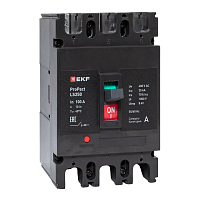 mccb-250-25-3-100-ls Выключатель автоматический 3п 100А 25кА LS250 ProPact EKF 