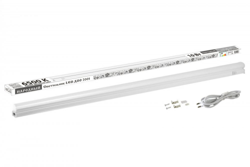 SQ0329-0114 Светильник LED ДПО 2001 10 Вт, 6500К, IP40, Народный