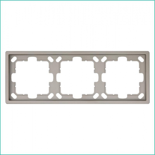 FD1003BR Рамка 3-м СП FD бронза Jasmart 