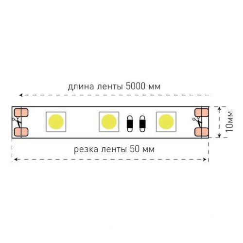 Светодиодная лента SWG 14.4W/m 60LED/m 5050SMD зеленый 5M 002335 в г. Санкт-Петербург  фото 2