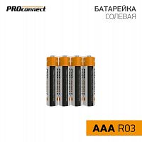 Элемент питания солевой AAA/R03 R03P (уп.4шт) PROCONNECT 30-0020 в г. Санкт-Петербург 