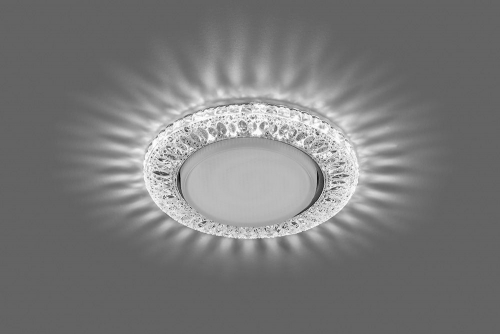 Светильник встраиваемый с белой LED подсветкой Feron CD4022 потолочный GX53 без лампы прозрачный 29475 в г. Санкт-Петербург  фото 4