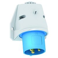 24402 Вилка настенная 32А 3п 6ч 230В IP44 92х94 Quick Connect Bals 