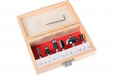 73/10/6/20 Набор фрез по дереву 6шт (хвостовик 8мм) кейс Вихрь 