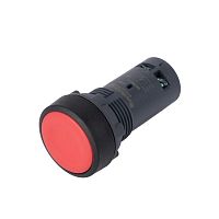 SB7NA42 Кнопка моноблочная SB7 22мм с возвратом пластик 1НО IP65 красн. SE 