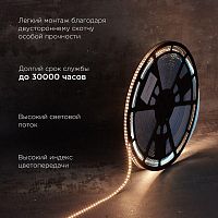 Лента светодиодная 12В SMD2835 14.4Вт/м 120 LED/м 3000К 8мм IP20 (уп.50м) Rexant 141-218 в г. Санкт-Петербург 