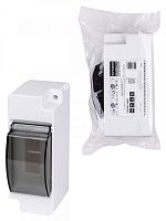 SQ0907-0601 Бокс КМПн-1/2 для наруж. уст. с п/прозрачной крышкой, IP30 НАРОДНЫЙ