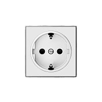 Накладка 1-м СП Sky 16А IP20 для розетки Schuko стекло бел. ABB 2CLA858800A2101 в г. Санкт-Петербург 