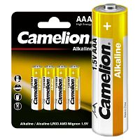 15121 Элемент питания алкалиновый Normal Alkaline LR03 BL-4 LR03-BP4NR 1.5В (уп.4шт) Camelion 