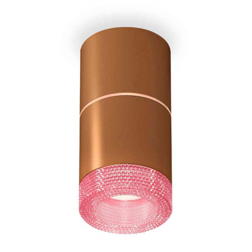 Комплект накладного светильника Ambrella light Techno Spot XS7404082 SCF/PI кофе песок/розовый (C7404, A2073, C7404, N7193) в г. Санкт-Петербург 