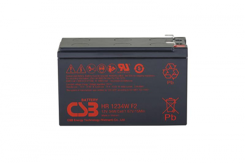 HR1234W F2 CSB Аккумулятор 12В 9А.ч CSB 