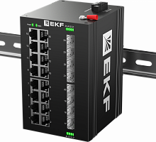 TSX-U-8GX/SFP-16GT Коммутатор неуправляемый промышленный U-8GX/SFP-16GT 8 портов 1000Base-X SFP 16 портов 10/100/1000Base-T(X) RJ45 монтаж на DIN-рейку TSX EKF 