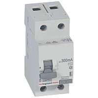 402033 Выключатель дифференциального тока (УЗО) 2п 40А 300мА тип AC RX3 ИЭК Leg 