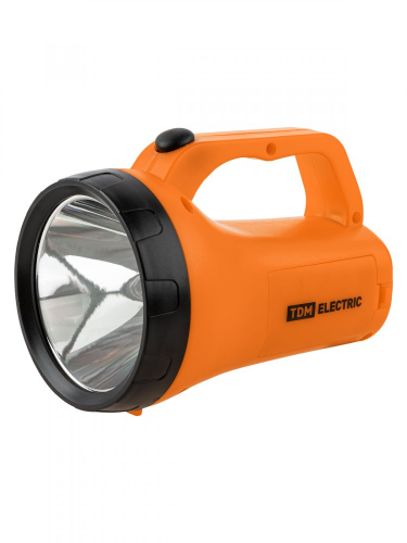 SQ0350-0068 Фонарь светодиодный "Прожектор 5", 3 Вт LED+12 SMD, бат. 3*АА, TDM