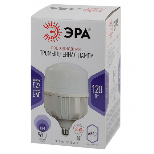 Лампа светодиодная ЭРА LED POWER T160-120W-6500-E27/E40 Б0051794 в г. Санкт-Петербург  фото 3
