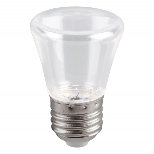 Лампа светодиодная Feron LB-372 Колокольчик прозрачный E27 1W 2700K 25909 в г. Санкт-Петербург  фото 2