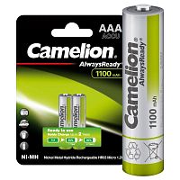 15037 Аккумулятор Always Ready AAA-1100mAh Ni-Mh BL-2 NH-AAA1100BP2 1.2В Camelion 