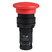 362126 Кнопка грибовидная OptiSignal Compact D22 С7-PM-411 красн. 1НО+1НЗ КЭАЗ 