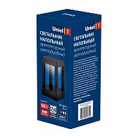 UL-00006815 Светильник светодиодный архитектурный ULU-T03A-10W/3000К IP65 BLACK уличный напольный теплый бел. свет корпус сер. Uniel 