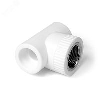 PA24016P Тройник комбинированный 32 х 3/4' ВР полипропиленовый PPR белый