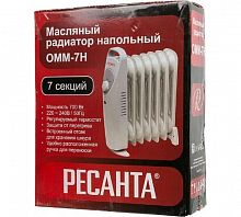 Радиатор масляный 7 секц. 700Вт ОММ- 7Н Ресанта 67/3/1 в г. Санкт-Петербург 