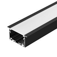 033534 Профиль S2-LINIA69-F-2500 SEAMLESS BLACK алюм. Arlight 