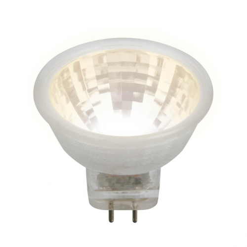 Лампа светодиодная Uniel GU4 3W 3000K прозрачная LED-MR11-3W/WW/GU4/220V GLZ21TR UL-00001702 в г. Санкт-Петербург 