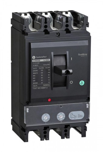 SPC400F400L3DF Выключатель автоматический SYSTEMEPACT CCB400 36кА 3P3D TMD400 рычаг SE 