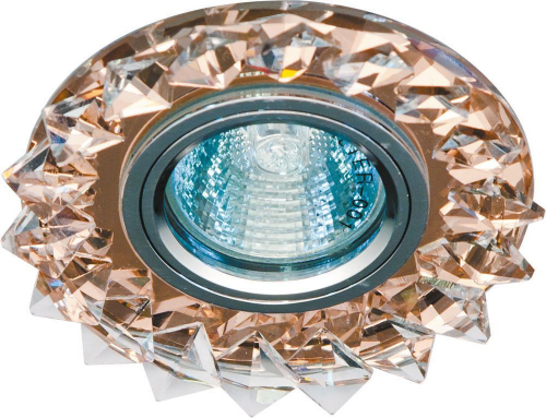 Светильник потолочный, MR16 50W G5.3 с прозрачным стеклом, коричневый, CD2515 18803 в г. Санкт-Петербург 