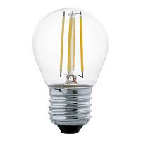 Лампа светодиодная филаментная Eglo E14 4W 2700К прозрачная 11762 в г. Санкт-Петербург 