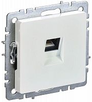 BR-K10-2-K36 Розетка компьютерная СП RJ45 кат.6 BRITE РК11-БрЖ механизм жемчуж. IEK 
