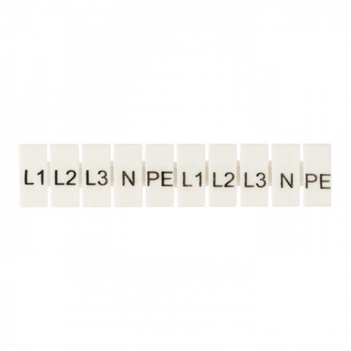 Маркеры для JXB-ST 4 с символами "L1. L2. L3. N. PE" (уп.10шт) PROxima EKF zb-st-4-L-1-3 в г. Санкт-Петербург 