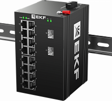 TSX-U-2GX/SFP-16GT Коммутатор промышленный неуправляемый U-2GX/SFP-16GT TSX EKF 