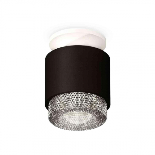 Комплект накладного светильника Ambrella light Techno Spot XS7511042 SBK/SWH/CL черный песок/белый песок/прозрачный (N7925, C7511, N7191) в г. Санкт-Петербург 
