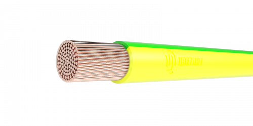Провод силовой ПуГВнг(A)-LS 1х1,5 зелено-желтый ТРТС в г. Санкт-Петербург 