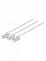 SQ0516-0304 Крепеж ремешковый 7.6х285 белый (50шт) TDM