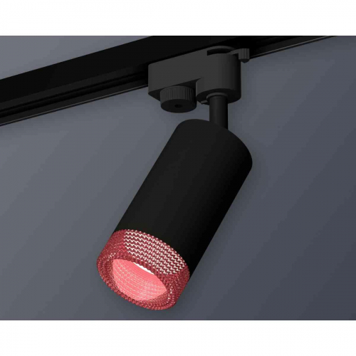 Комплект трекового светильника Ambrella light Track System XT6323082 SBK/PI черный песок/розовый (A2521, C6323, N6152) в г. Санкт-Петербург  фото 2