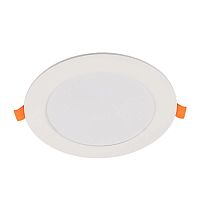 5069084 Светильник светодиодный PLED DL7 12Вт 6500К IP54 1020лм WH встраив. бел. Pro JazzWay 