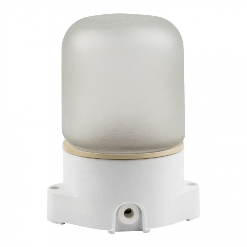 Потолочный влагозащищенный светильник для бань и саун Uniel UWL-K01R 60W/E27 IP65 White UL-00011471 в г. Санкт-Петербург  фото 2