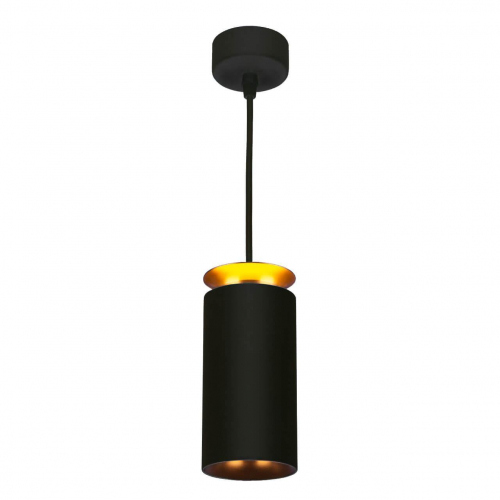 Подвесной светодиодный светильник Elektrostandard DLS021 9+4W 4200К черный матовый/золото a045504 в г. Санкт-Петербург 
