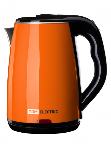 Электрический чайник "Ника", нержавеющая сталь / пластик, 1.8 л, 1800 Вт, оранжевый, TDM в г. Санкт-Петербург  фото 8