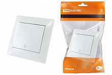 SQ1815-0006 Выключатель на 2 направления 1 кл. 10А белый "Лама" TDM