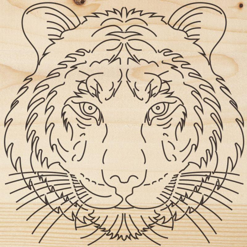 Доска для выжигания "Тигр" 150х150мм пакет Rexant 12-0903 в г. Санкт-Петербург 