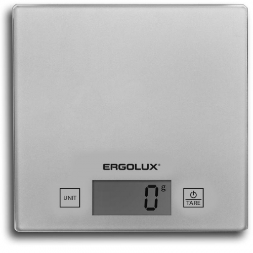 Весы кухонные ELX-SK01-С03 до 5кг 150х150мм сер. Ergolux 13429 в г. Санкт-Петербург 