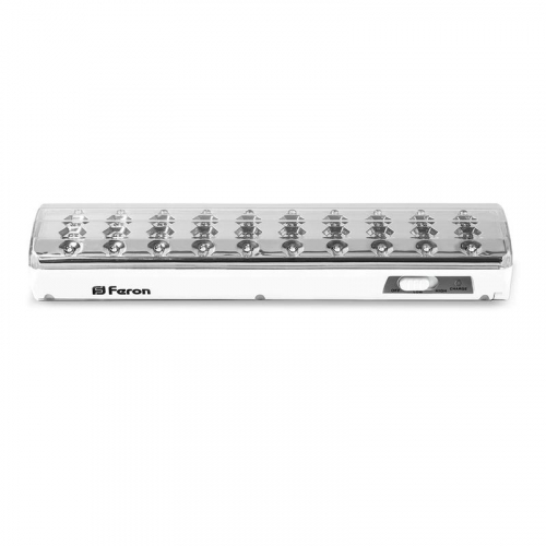 12903 Светильник EL21 40 LED DC аккумуляторный бел. FERON 
