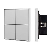 039666 Панель кнопочная KNX-304-23-IN Silver (BUS Frame) (IP20 металл) INTELLIGENT ARLIGHT 