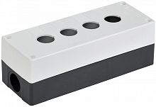 BKP10-4-K01-R Корпус КП104-Р 4-м для кнопок бел. IEK 