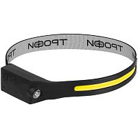 Б0069571 Фонарь светодиодный налобный GA-104 Kiber-simple аккумуляторный 5Вт COB+3Вт LED сенсорное управление Трофи 