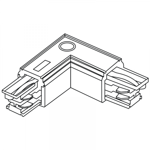 4909001070 Коннектор TF L-shaped external black СТ 