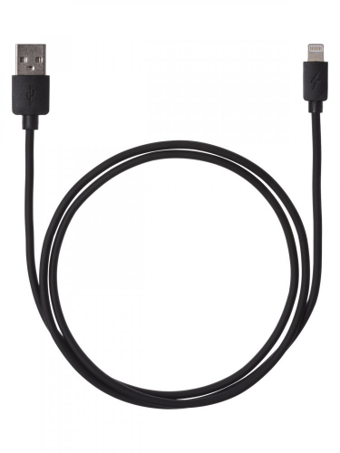 SQ1810-0303 Дата-кабель, ДК 3, USB - Lightning, 1 м, черный, TDM